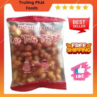 Lạc trôi tỏi ớt Trường Phát, lạc rang tỏi ớt, lạc tỏi ớt, đậu phộng cháy tỏi, ăn vặt, khai vị, đồ nhậu, đậu phộng tỏi ớt