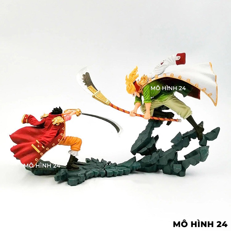Mô hình nhân vật ROGER x NEWGATE vua hải tặc đấu râu trắng One Piece Gold DFX Manhood 2 Gild Tesoro CraneKing Banpresto