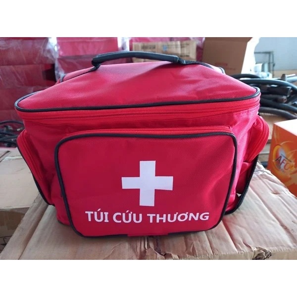 Túi cứu thương loại A, màu đỏ (theo thông tư 19 Bộ y tế)