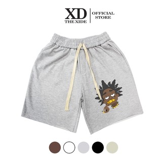 Quần Short Đùi Local Brand The xide nỉ chân cua dày dặn IN DAUXU unisex form rộng nam nữ oversize