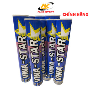 Cầu lông VinaStar, quả cầu lông chính hãng hộp 12 trái chuẩn thi đấu giá rẻ - ANKO SPORT