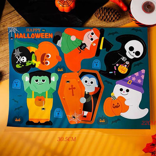 Thẻ gắn kẹo halloween sét 50 chiếc