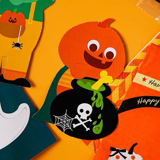 Thẻ gắn kẹo halloween sét 50 chiếc