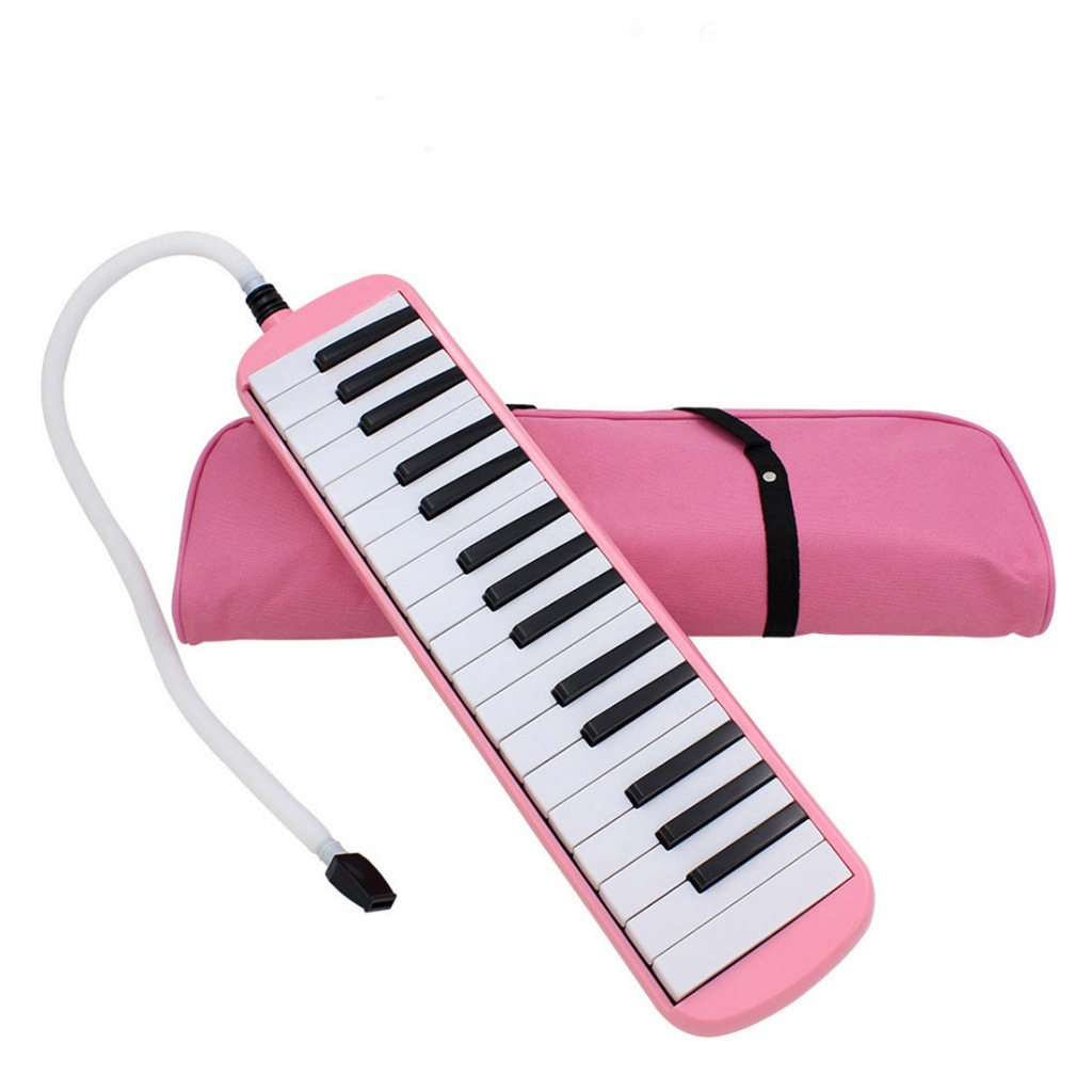 Kèn Melodion, Melodica, Pianica - Mbat MM-32  - 32 phím, màu hồng, nhựa ABS an toàn, không độc hại