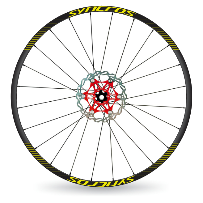 Tem decal dán bánh xe đạp địa hình MTB syncros silverton 1.0 | cheetahdecals.com