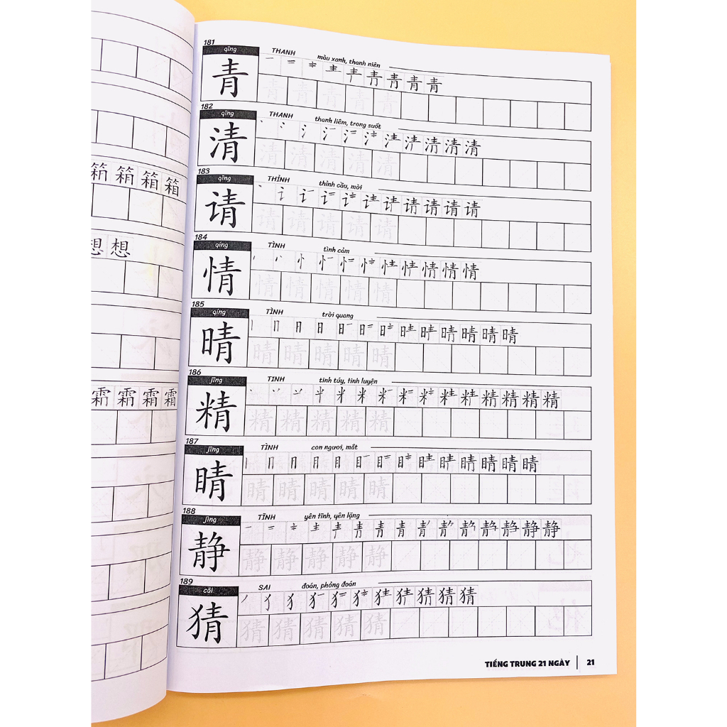 Sách Tiếng Trung - Luyện Viết Chữ Hán Tập 1