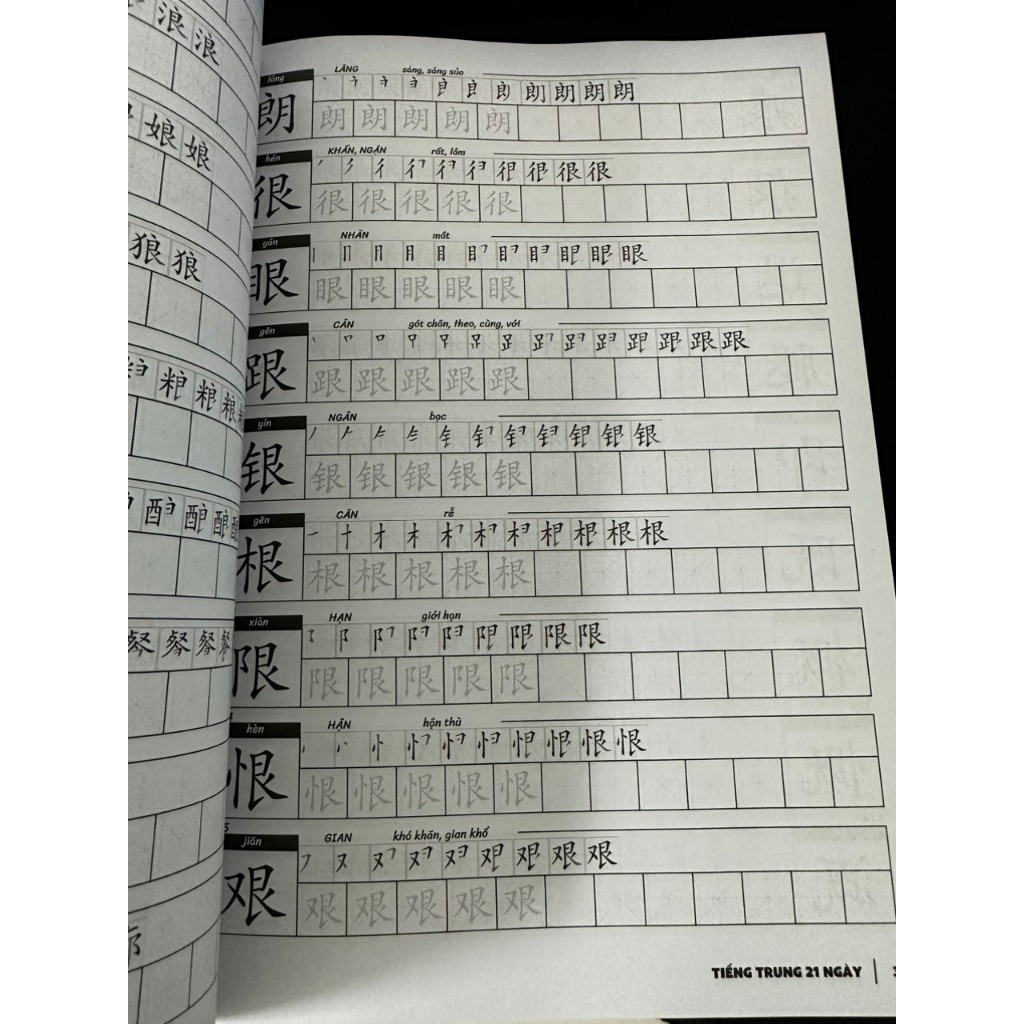 Sách Tiếng Trung - Luyện Viết Chữ Hán Tập 1