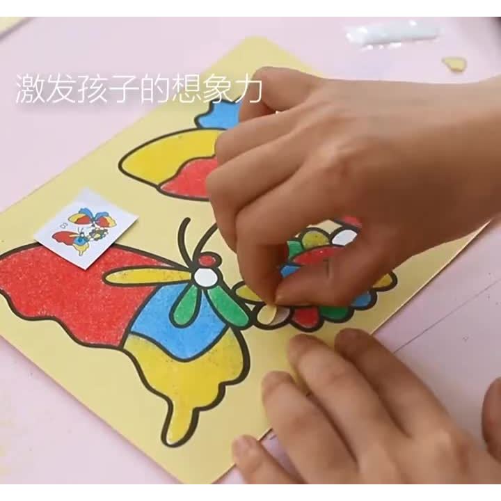 Tranh cát kích thước lớn cho bé