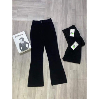 Quần Jean Bò Loe Nữ Cạp Cao (Chất Kaki mềm Co giãn 4 chiều)