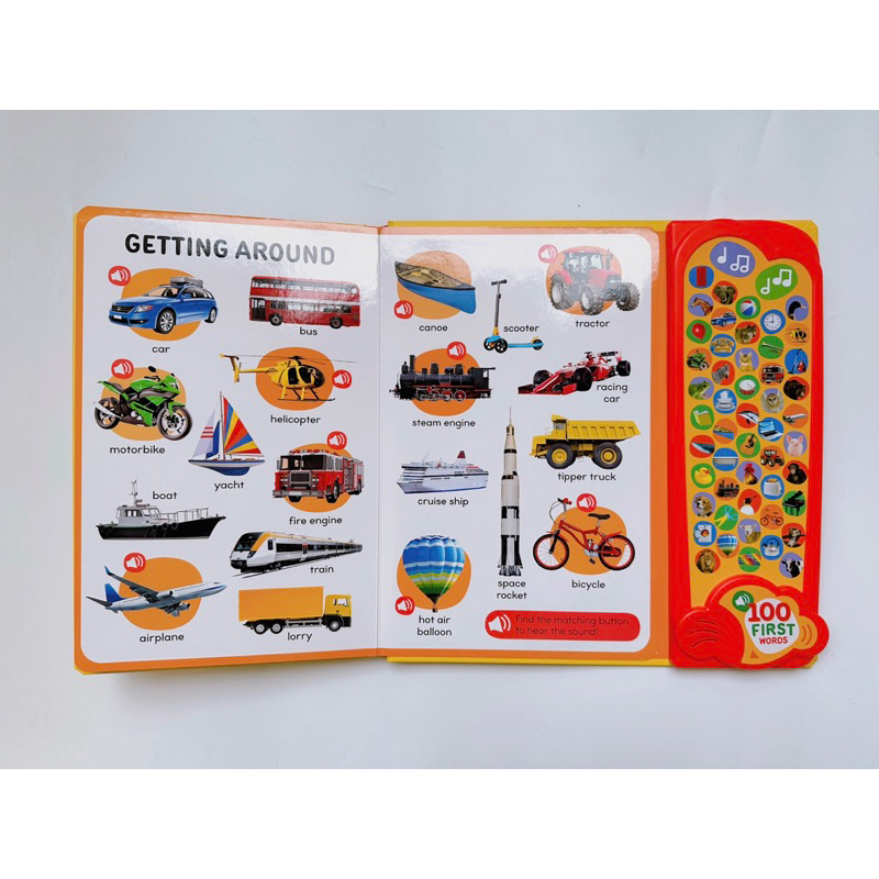 Bộ 50 Nút Âm Thanh- 50 Button Photo Sound Books First Phonics, First Words NPP