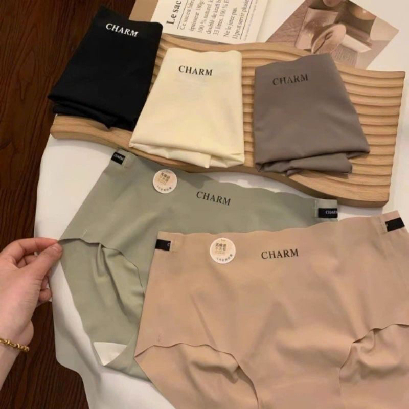 Quần lót đúc su CHARM không viền siêu mềm mỏng thoáng mát loại 1 rẻ nhất