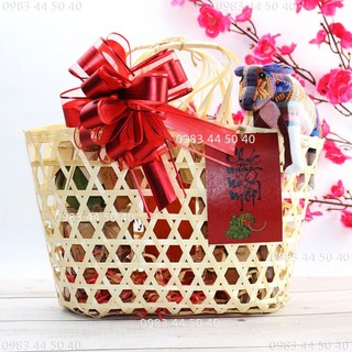 Giỏ tre, Làn tre - Giỏ gói quà tặng, quà tết.