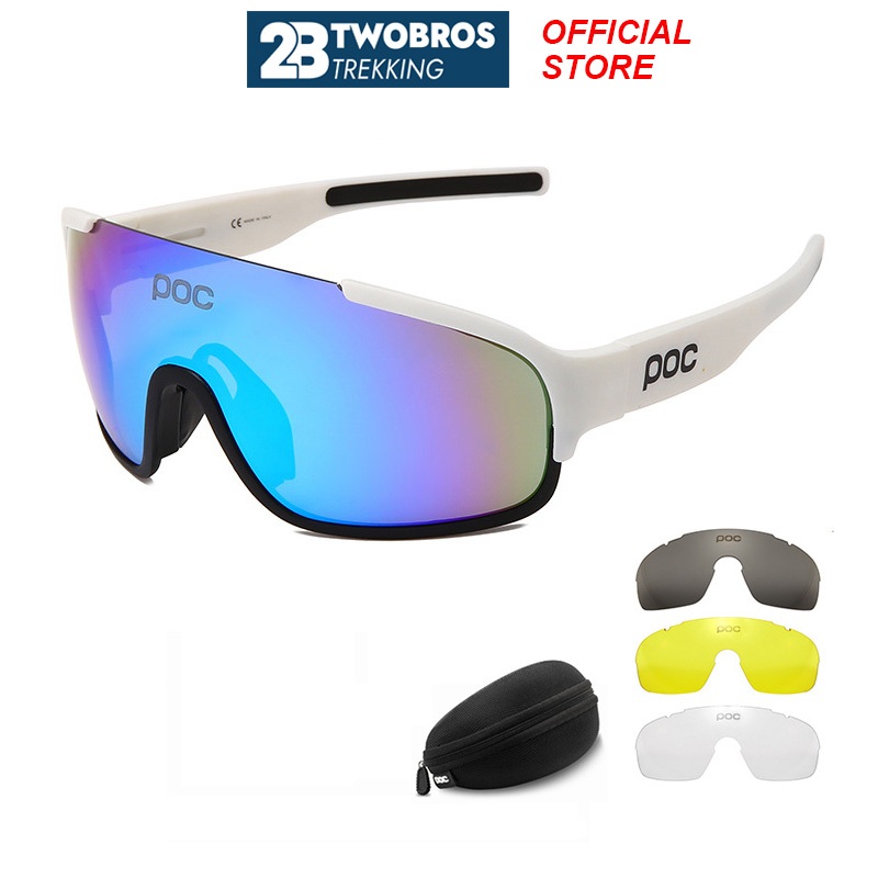 POC ASPIRE Kính Đi Xe Đạp, Kính Râm Bảo Vệ Mắt Khỏi Tia UV400 100% Khi Đi Xe Đạp Leo Núi, Kính Có Thể Trang Bị Cận Thị