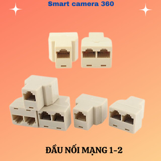 Đầu nối dài và chia dây cáp mạng internet / lan 1 ra 2 chuẩn rj45