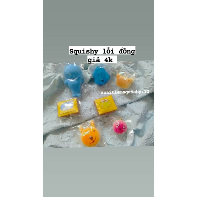 Squishy lỗi đồng giá 4k