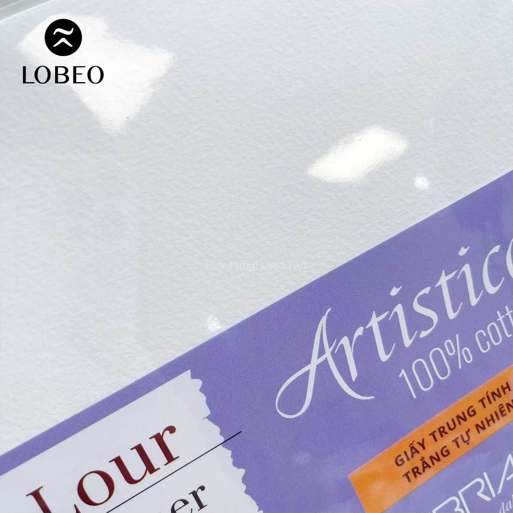 Giấy vẽ màu nước Fabriano Artistico 100% cotton 300gsm 5 tờ