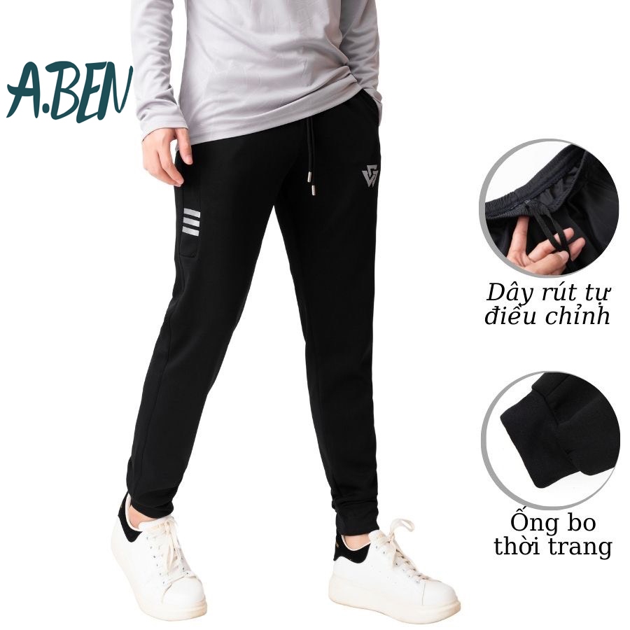 Quần thể thao nam ⚡ SIÊU HOT ⚡ Quần dài thể thao nam ép logo