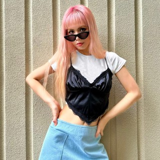 Chân váy Jeans Basic BELLA 2 lớp, túi đắp lớn 1 bên hông. Màu Jeans Xanh Nhạt, Xanh Đậm.