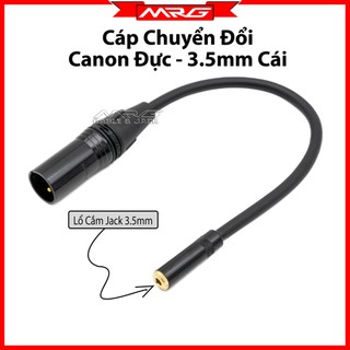 Cáp Chuyển Đổi Jack Canon Đực Sang Jack 3.5mm Cái jack chuyển canon 3.5