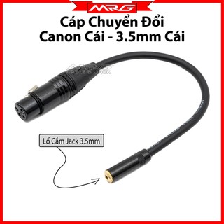 Cáp Chuyển Jack Canon Cái Sang Jack 3.5mm Cái jack chuyển canon 3.5