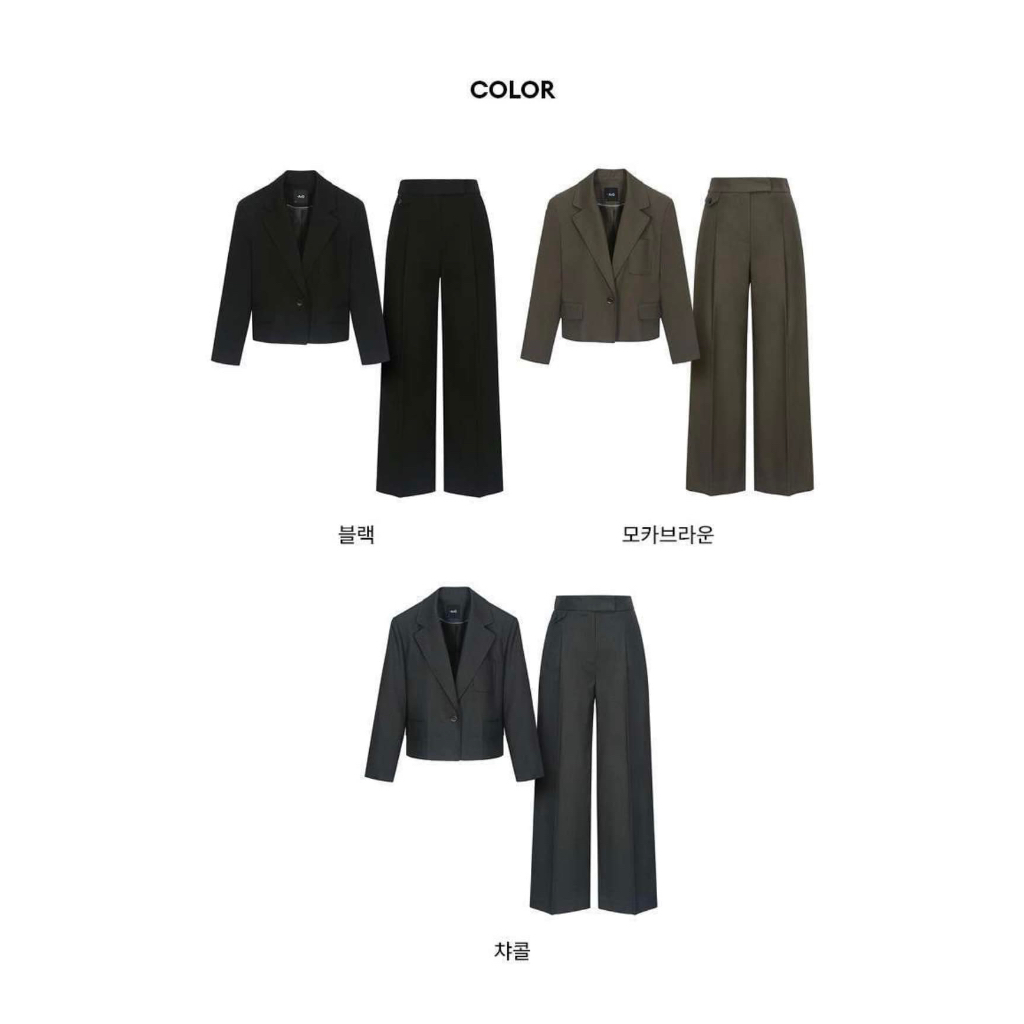 BỘ VEST NỮ ATG ÁO VEST QUẦN SUÔNG 3 MÀU