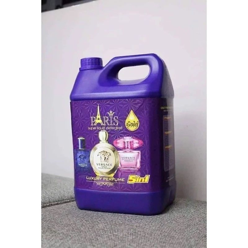 Nước Giặt Xả Paris Hương Nước Hoa 5000ml, Nước Giặt Paris, Không Hoá Chất, An Toàn Cho Da, Tẩy Siêu Sạch