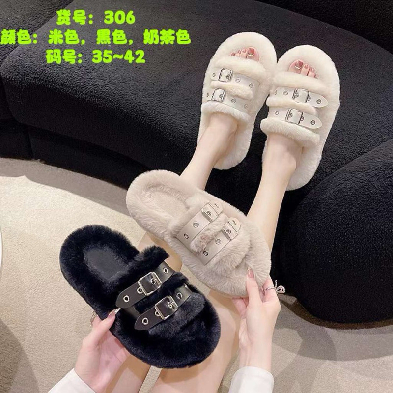 Dép lông quai đai thời trang