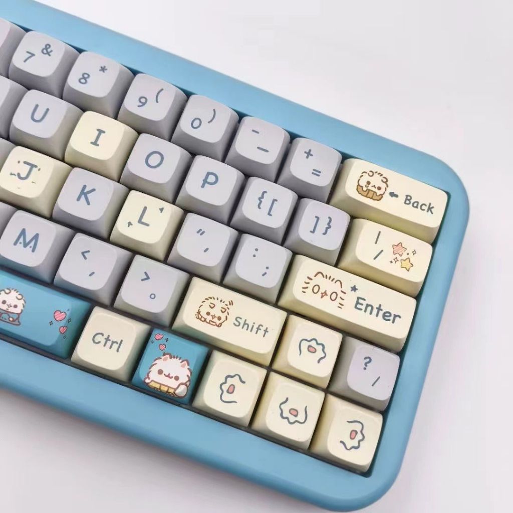 Keycap PBT - Baby Cat chiều cao XDA 140 nút dành cho phím cơ