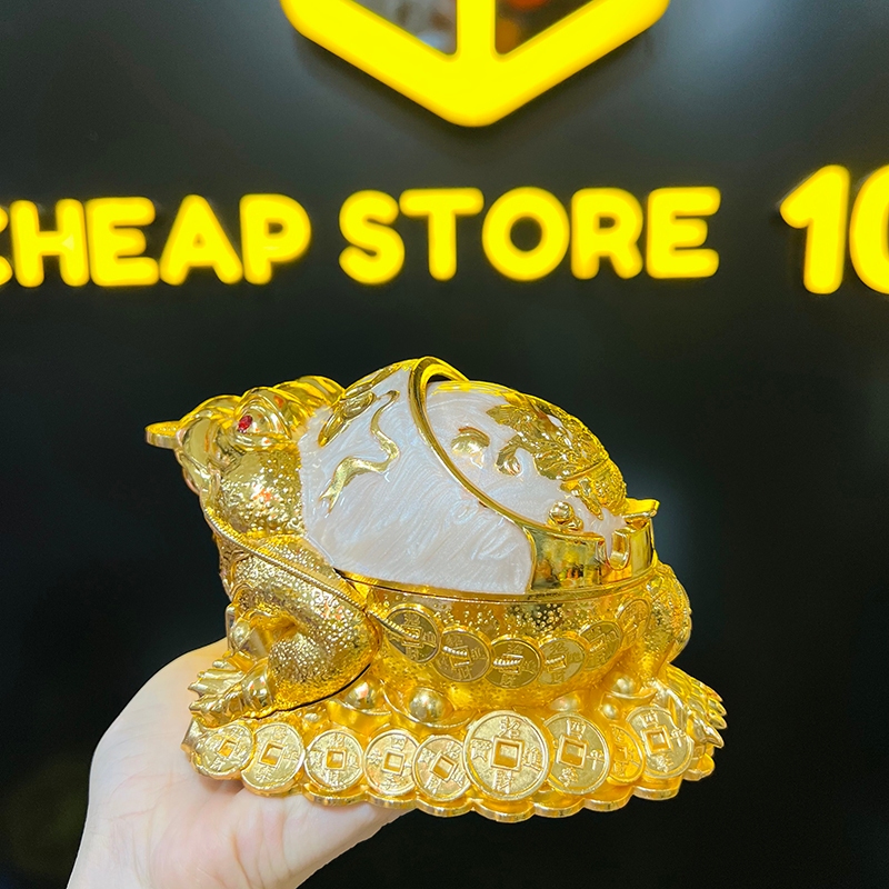 Gạt tàn cóc may mắn, tài lộc, bình an, CHEAPSTORE10K, CHEAPSTORE