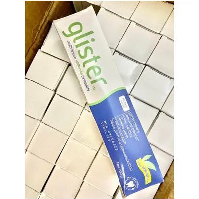 Kem đánh răng Glister hương bạc hà 200g giúp răng trắng sáng giảm ố vàng hơi thở thơm mát