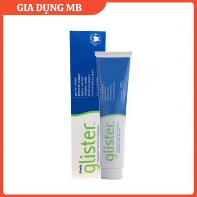 Kem đánh răng Glister hương bạc hà 200g giúp răng trắng sáng giảm ố vàng hơi thở thơm mát