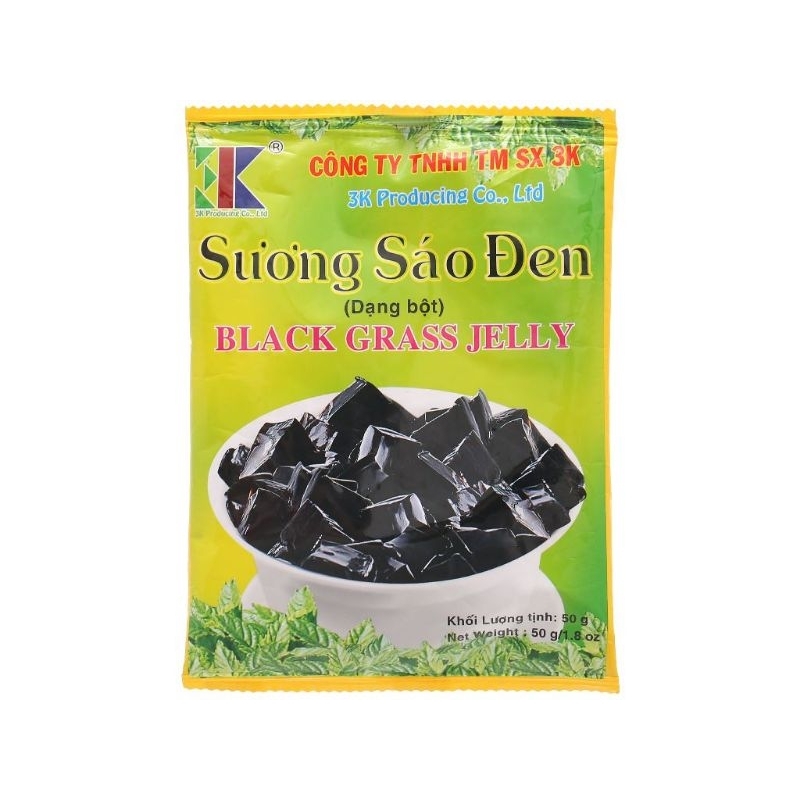 Sương sáo đen 3K gói 50g