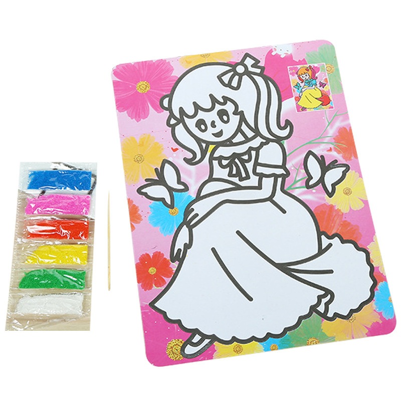 Tranh cát kích thước lớn cho bé