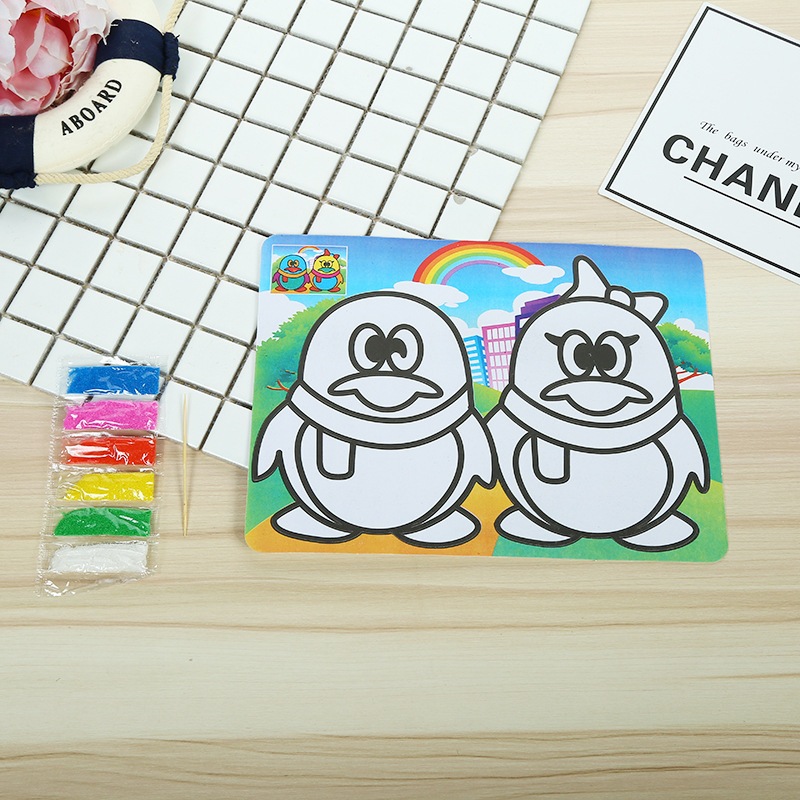 Tranh cát kích thước lớn cho bé