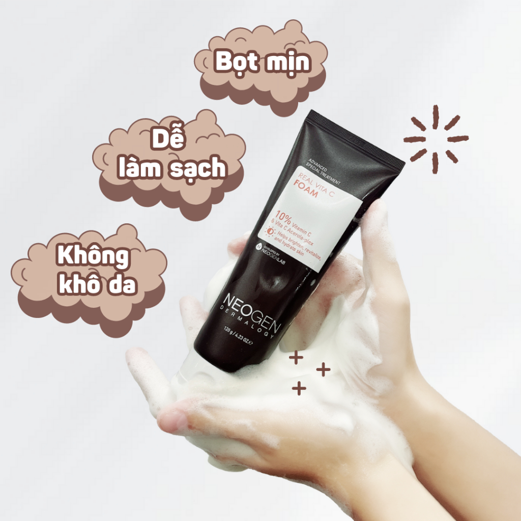 Sữa Rửa Mặt Neogen Real Vita C Foam 120g