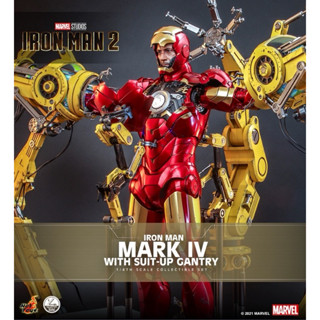 Mô Hình Hottoys 1 4 QS-021: Iron Man Mark 4 with Suit-Up Gantry  Iron Man 2   