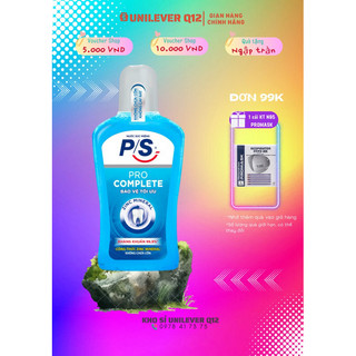 Nước súc miệng P/S Pro Complete chuyên gia kháng khuẩn - Chai 500ml