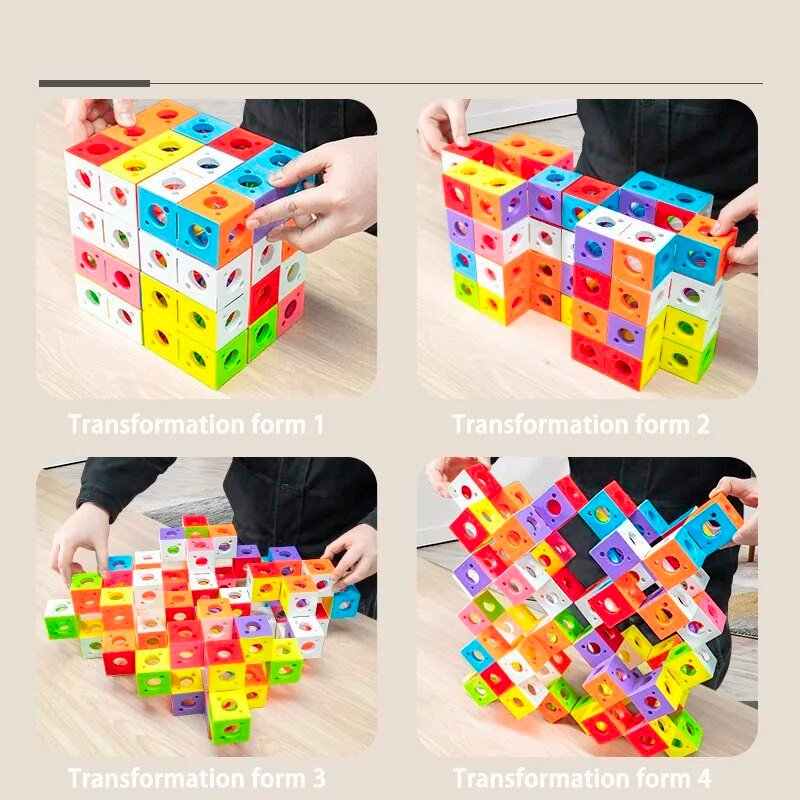 ĐỒ CHƠI TƯ DUY| ĐỒ CHƠI LẮP RÁP|Stereo Hình Học Lắp Ráp Khối Rubik|IDEASHOP.VN