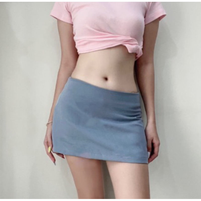 Chân váy y2k caro, trơn xanh đen cạp thấp nữ sinh trendy JAMI_CVY2K