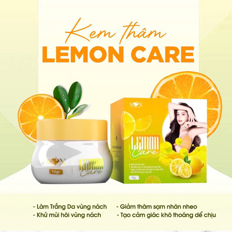 Kem Thâm Nách Lemon Care SON Cosmetic - Kem Dưỡng Trắng Giảm Thâm Khử Mùi Hôi Vùng Nách