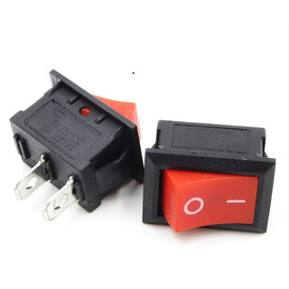 Công tắc bập bênh 2 chân , công tắc on/off đỏ mini, công tắc đèn trợ sáng