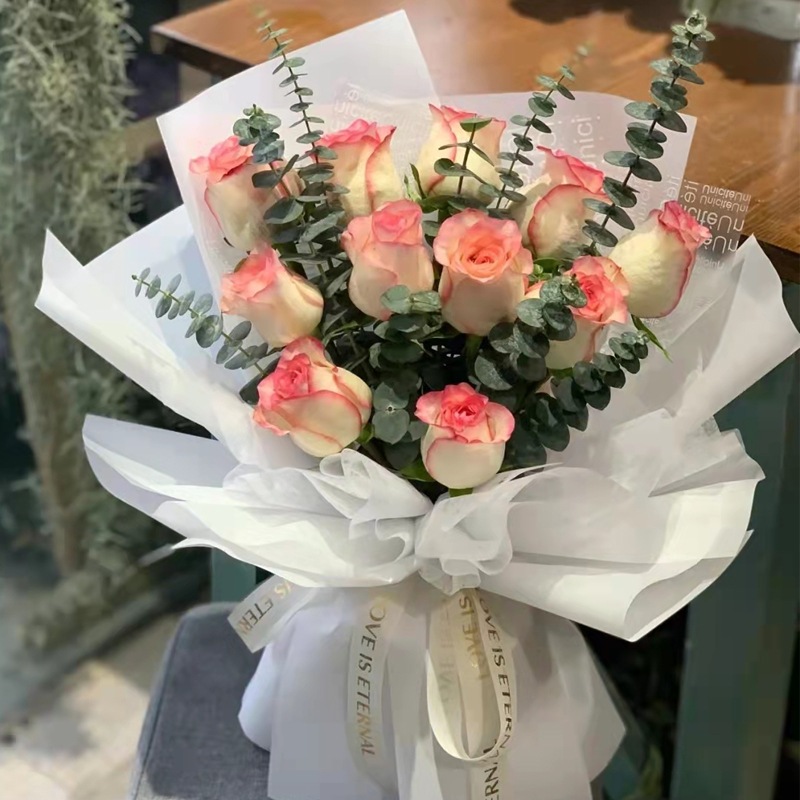 10 giấy gói hoa mờ