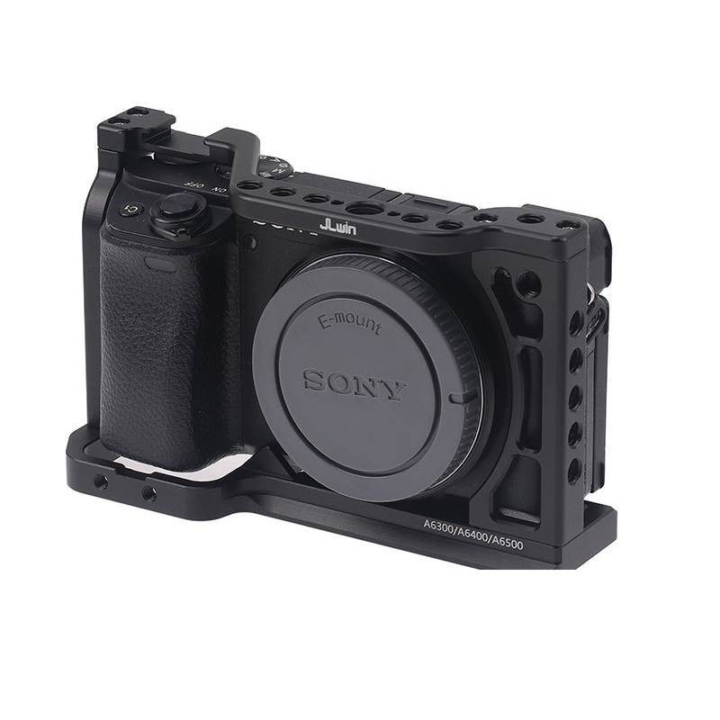 SONY A6500 A6400 A6300 A6000 JLWin | Khung bảo vệ rig cage lồng máy ảnh quay video bảo vệ SONY A6100 A6300 A6400 A6500