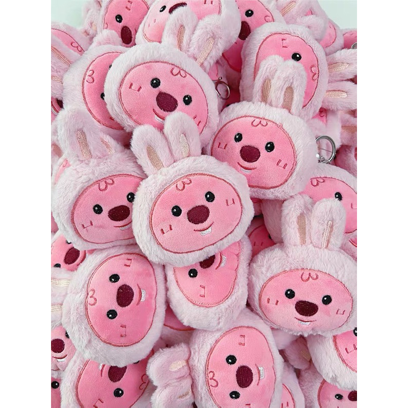 Móc Khóa Nhân Vật Hoạt Hình Loopy Pororo Hải Ly Hồng Dễ Thương