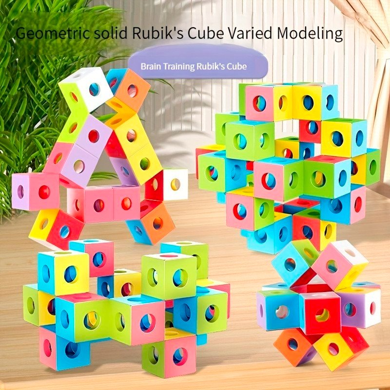 ĐỒ CHƠI TƯ DUY| ĐỒ CHƠI LẮP RÁP|Stereo Hình Học Lắp Ráp Khối Rubik|IDEASHOP.VN