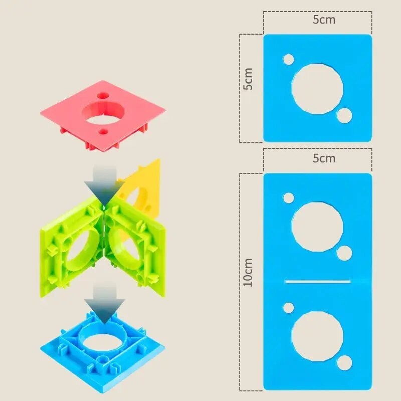ĐỒ CHƠI TƯ DUY| ĐỒ CHƠI LẮP RÁP|Stereo Hình Học Lắp Ráp Khối Rubik|IDEASHOP.VN