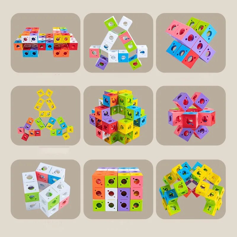 ĐỒ CHƠI TƯ DUY| ĐỒ CHƠI LẮP RÁP|Stereo Hình Học Lắp Ráp Khối Rubik|IDEASHOP.VN