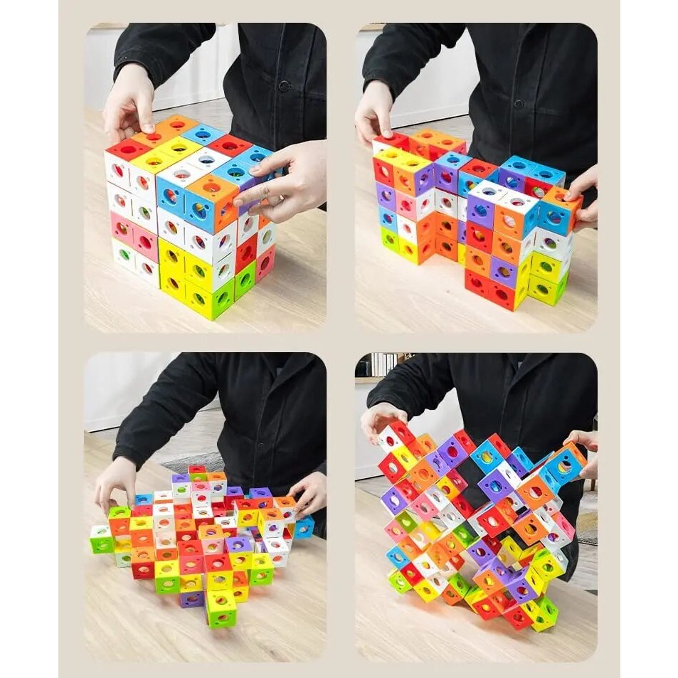 ĐỒ CHƠI TƯ DUY| ĐỒ CHƠI LẮP RÁP|Stereo Hình Học Lắp Ráp Khối Rubik|IDEASHOP.VN