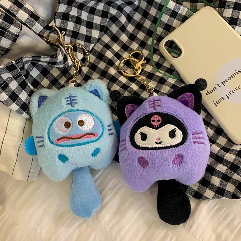 Móc Khóa Thú Bông Bay Key Chain Quà Tặng Sinh Nhật Nhân Vật Hoạt Hình Đáng Yêu