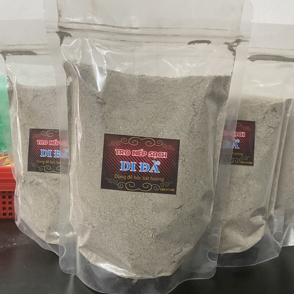 Tro nếp bốc bát hương DI ĐÀ - Tro sạch thơm thay bát nhang - 280gram